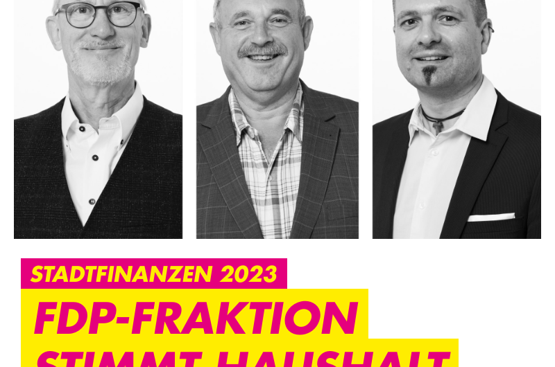 Städtischer Haushaltsentwurf 2023