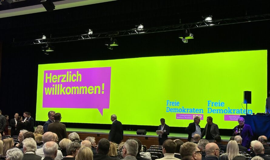 Auf dem Neujahrsempfang der FDP NRW