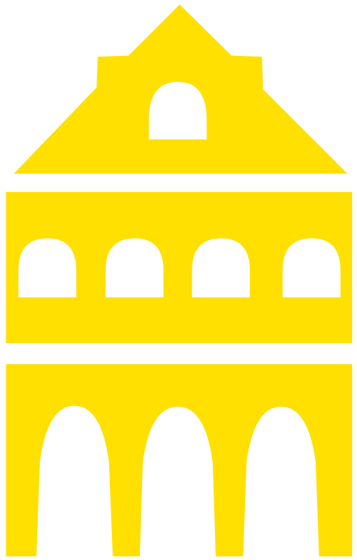 Bildzeichen Altes Rathaus in Gelb